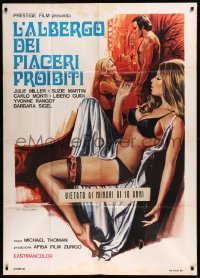 8t0632 VOLUPTUOUS VIXENS '76 Italian 1p 1975 different Tarantelli art of sexy near-naked woman!