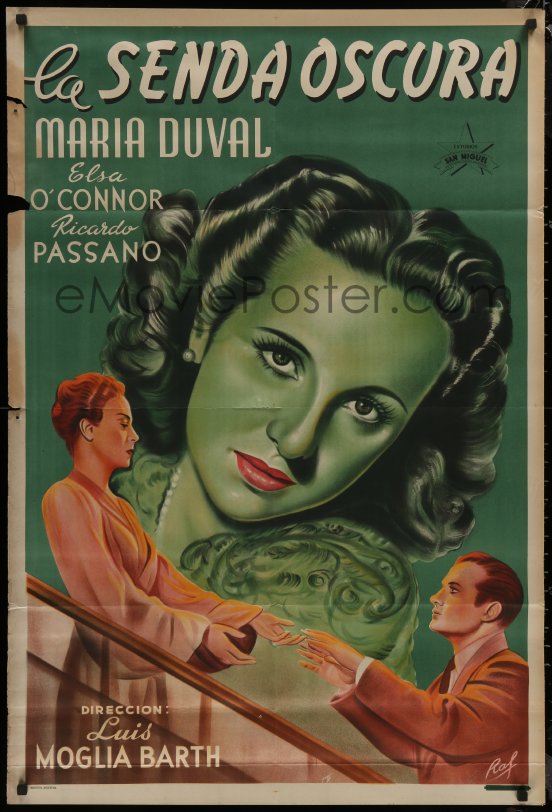 eMoviePoster.com: 8t0118 LA SENDA OSCURA Argentinean 1947 Raf art of ...