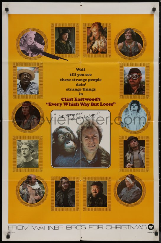 eMoviePoster.com: 8w0875 EVERY WHICH WAY BUT LOOSE teaser 1sh 1978 ...