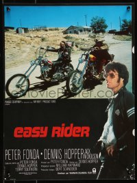 8x0334 EASY RIDER French 16x21 R1980s Peter Fonda, motorcycle biker classic directed by Dennis Hopper