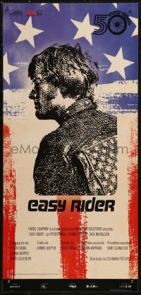 8x0829 EASY RIDER Italian locandina R2019 Peter Fonda, biker classic directed by Dennis Hopper!