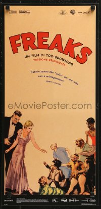 8x0852 FREAKS Italian locandina R2016 Tod Browning, wonderful art from 1st release Belgian poster!