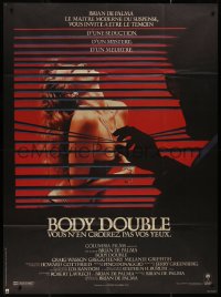 9b1349 BODY DOUBLE French 1p 1985 Brian De Palma, Melanie Griffith, voyeur watches sexy woman!