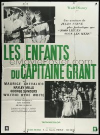9b1515 IN SEARCH OF THE CASTAWAYS French 1p 1963 Jules Verne & Disney, Hayley Mills, Jules Verne