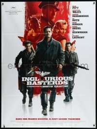 9b1521 INGLOURIOUS BASTERDS French 1p 2009 directed by Quentin Tarantino, Nazi-killer Brad Pitt!