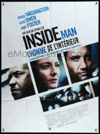 9b1523 INSIDE MAN French 1p 2006 Spike Lee directed, Denzel Washington, Clive Owen, Jodie Foster!