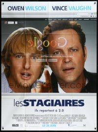 9b1524 INTERNSHIP advance French 1p 2013 c/u of Vince Vaughn & Owen Wilson with Google search!