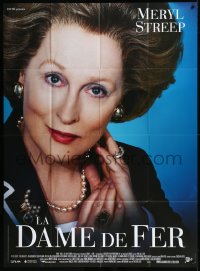 9b1526 IRON LADY French 1p 2012 great close portrait of Meryl Streep as Margaret Thatcher!