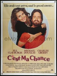 9b1528 IT'S MY TURN French 1p 1981 happy Jill Clayburgh embraces Mr. Wrong Michael Douglas!