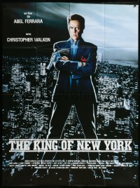 9b1538 KING OF NEW YORK French 1p 1991 best image of Christopher Walken, directed by Abel Ferrara!