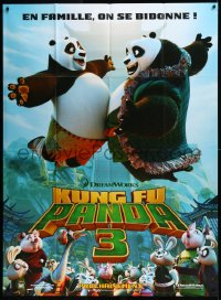 9b1540 KUNG FU PANDA 3 advance French 1p 2016 great cast montage image, Dreamworks animation!