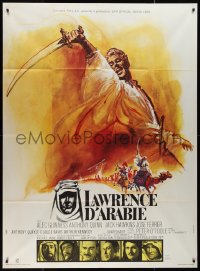 9b1551 LAWRENCE OF ARABIA French 1p R1971 David Lean classic starring Peter O'Toole, Best Picture!