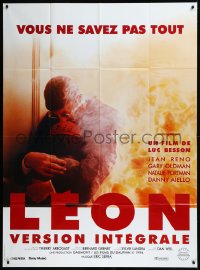 9b1559 LEON French 1p R1996 Luc Besson's Leon, Jean Reno & Natalie Portman, integral version!