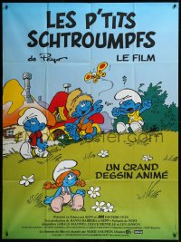 9b1565 LES P'TITS SCHTROUMPFS French 1p 1988 Little Smurfs created by Peyo, William Hanna cartoon!