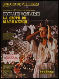 9b1595 MARRAKESH CULT French 1p 1979 c/u of beautiful Carole Chauvet, drugs & prostitution, rare!