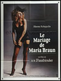 9b1596 MARRIAGE OF MARIA BRAUN French 1p 1979 Rainer Werner Fassbinder, full-length sexy Schygulla!