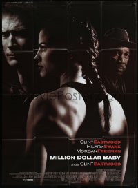 9b1607 MILLION DOLLAR BABY French 1p 2005 Clint Eastwood, boxer Hilary Swank, Morgan Freeman