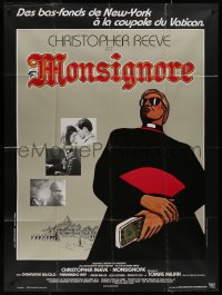 9b1610 MONSIGNOR French 1p 1982 Christopher Reeve, Bujold, Frank Perry, Selesneff & Philippe art!