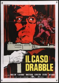 9b0739 BLACK WINDMILL Italian 1p 1974 great different Cesselon art of Michael Caine, Don Siegel