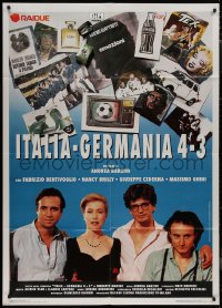 9b0966 ITALIA-GERMANIA 4-3 Italian 1p 1990 Fabrizio Bentivoglio, Brilli, soccer/football, rare!