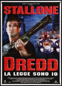 9b0975 JUDGE DREDD Italian 1p 1995 in the future, Sylvester Stallone is the law, different image!