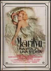 9b1037 MARILYN THE UNTOLD STORY Italian 1p 1980 sexy Catherine Hicks as Marilyn Monroe, rare!