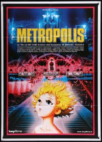 9b1045 METROPOLIS Italian 1p 2002 Katsuhiro Otomo, Tezuka, anime remake of the Fritz Lang classic!