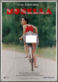 9b0576 MONELLA Italian 2p 1998 directed by Tinto Brass, sexy image of Anna Ammirati on bike, rare!