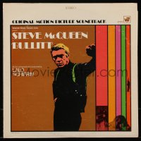 9b0088 BULLITT 33 1/3 RPM soundtrack record 1968 original music from Steve McQueen's classic movie!