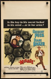 9b0340 MIRAGE WC 1965 is the key to Gregory Peck's secret in his mind, or in Diane Baker's arms?