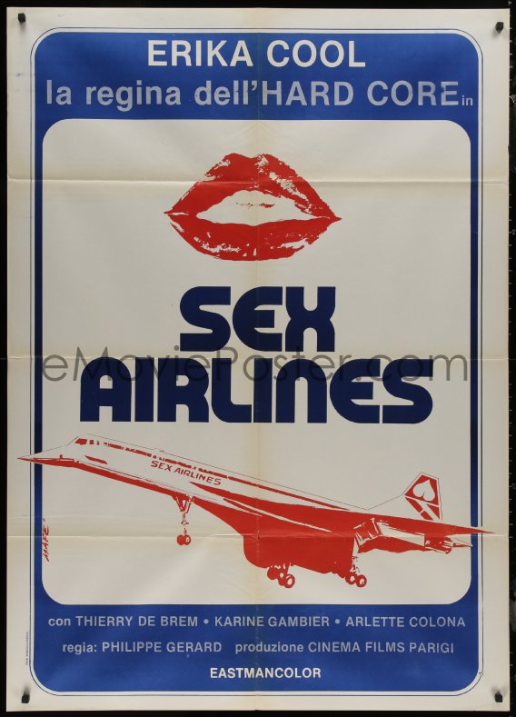 9b1163 Sex Airlines Italian 1p 1980 Great Art Of Sexy