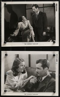 9c0938 BRASHER DOUBLOON 2 8x10 stills 1947 George Montgomery & Nancy Guild, Raymond Chandler noir!