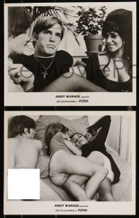 9c0882 ANDY WARHOL'S FLESH 3 8x10 stills 1968 can barechested Joe Dallesandro be TOO attractive!