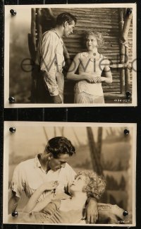 9c0900 HALF A BRIDE 3 8x10 key book stills 1928 c/u's of shipwrecked Gary Cooper & Esther Ralston!