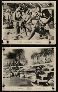 9c0930 YOU ONLY LIVE TWICE 3 8x10 stills 1967 Sean Connery as James Bond 007 with women and action!