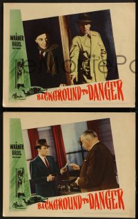 9c0283 BACKGROUND TO DANGER 3 LCs 1949 George Raft, Sydney Greenstreet & Peter Lorre in Turkey!