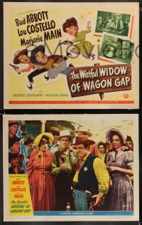 9c0176 WISTFUL WIDOW OF WAGON GAP 8 LCs 1947 Lou Costello, Bud Abbott, Majorie Main, w/ poker scene!