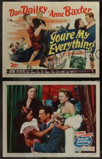 9c0177 YOU'RE MY EVERYTHING 8 LCs 1949 cool images of Dan Dailey and sexy Anne Baxter!