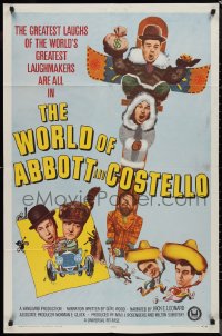 9d0988 WORLD OF ABBOTT & COSTELLO 1sh 1965 Bud & Lou are the greatest laughmakers!