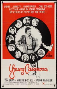 9d0991 YOUNG CASANOVA 1sh 1975 Sexuellement Votre, Yan Brian, Michel Vocoret!