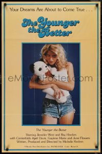 9d0998 YOUNGER THE BETTER special poster 1982 Jennifer West, Ray Wells, your dreams come true!