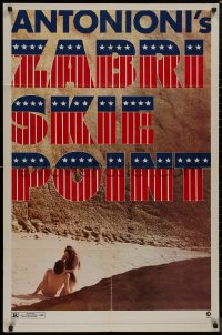 9d1000 ZABRISKIE POINT 1sh 1970 Michelangelo Antonioni's bizarre movie about teen sex!