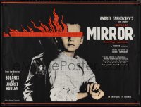 9f0490 MIRROR British quad 1980 Andrei Tarkovsky's Zerkalo, cool completely different image and art!