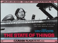 9f0499 STATE OF THINGS British quad 1982 Der Stand der Dinge, Wim Wenders, German!