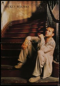 9f0139 MICKEY ROURKE 27x39 Italian commercial poster 1987 cool image from Angel Heart!