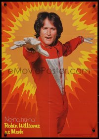 9f0140 MORK & MINDY 15x21 commercial poster 1979 great image of Robin Williams - na-no-na-no!