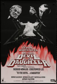 9f0464 TO THE DEVIL A DAUGHTER English 1sh R1980s Richard Widmark, Christopher Lee, Kinski!