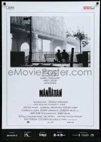 9f0385 MANHATTAN Italian 1sh R2017 classic image of Woody Allen & Diane Keaton by bridge!