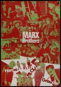 9f0363 MARX BROTHERS Japanese 29x41 1986 Groucho, Harpo, and Chico, wacky images!