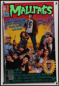 9f0962 MALLRATS 1sh 1995 Kevin Smith, Snootchie Bootchies, Stan Lee, comic artwork by Drew Struzan!